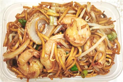 23A_______fried noodles with KING PRAWNS